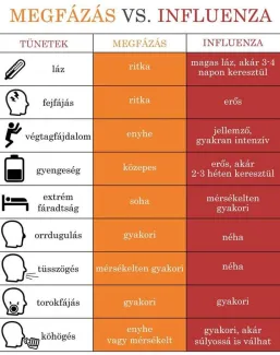 Az influenza ebben különbözik a megfázástól